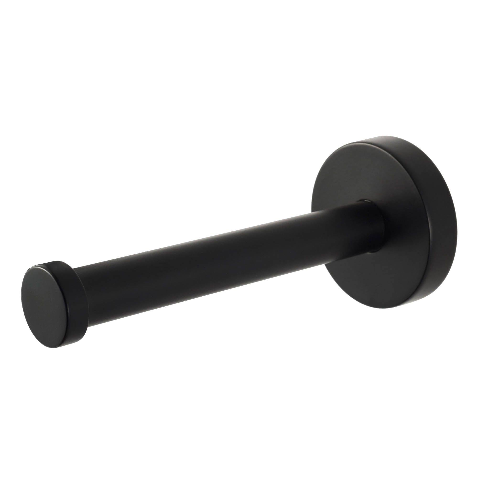 Kosmos Black Finish Wall Mounted Toilet Paper Roll Holder