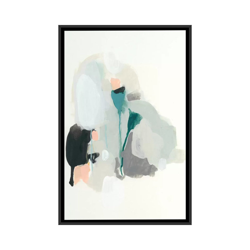 «Extrapolate II», impression sur toile, H 26 po x l 18 po x P 1,5 po, Toile encadrée noire, Pas de tapis