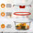 Alisynn 35oz. Glass Food Storage Container-1531331621