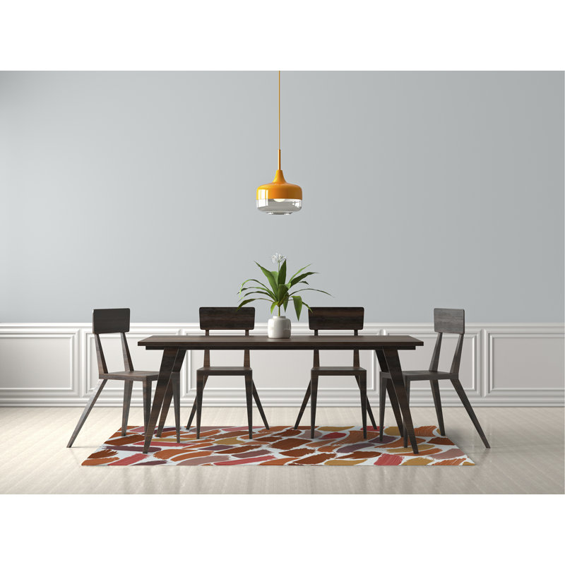 Chenille Abstract Indoor Rug, Rectangle 5' x 7'