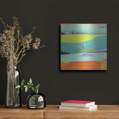  'Haleakala' by Cathe Hendrick Metal Wall Art, 12" x 12"