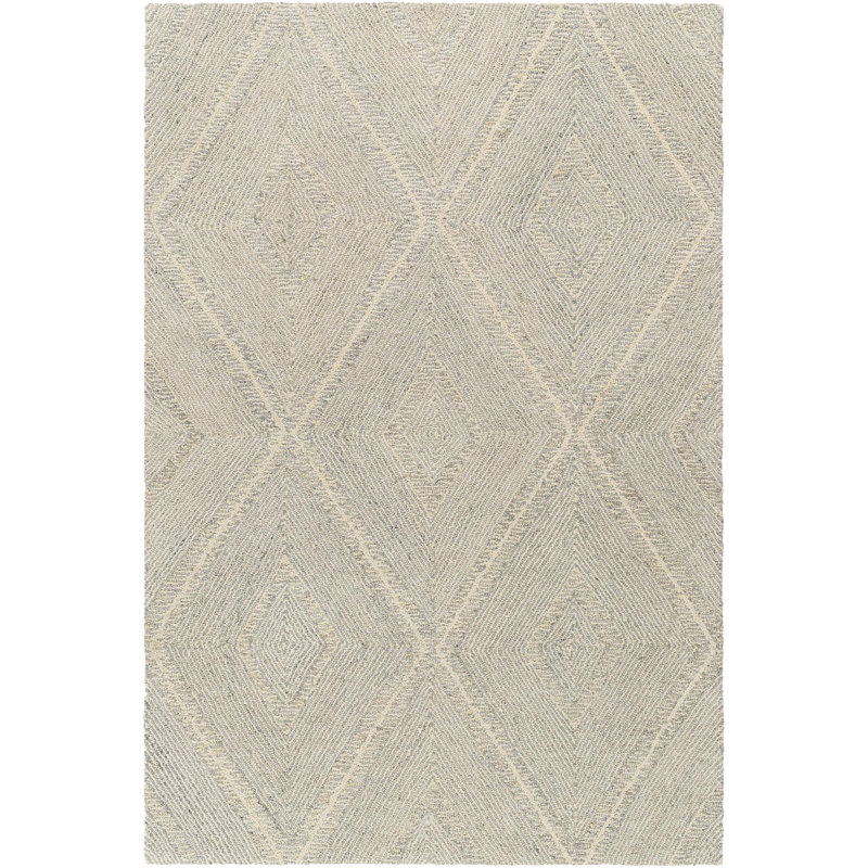 Elmina Wool Geometric Indoor Rug, Rectangle 5' x 7'6"