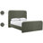 Fira Daliah Chenille Fabric Upholstered Bed-1639458602-1639458607