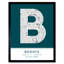 Bogota City Map Bogota Colombia City Map - Single Picture Frame Typography