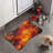 Fiery Facets - 1 Piece Bone Shape Feeding Mat
