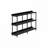 Metal Frame 3-Tier Console Table