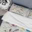 Multicolore oiseau sur arbre - Ensemble de housse de couette Modern Farmhouse - Microfibre de polyester-38757497