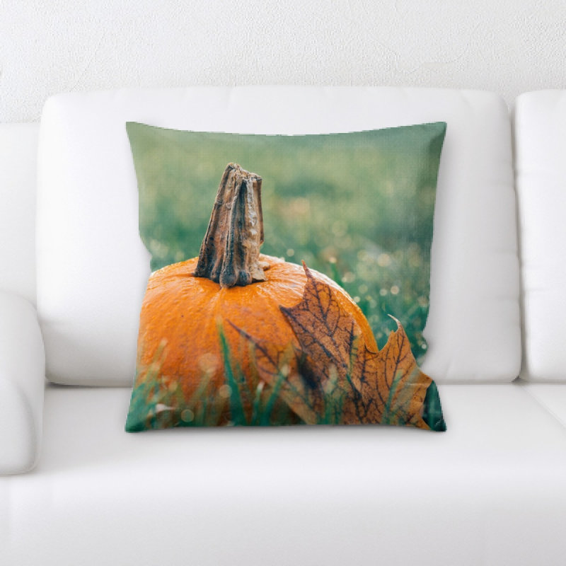 Coussin citrouille