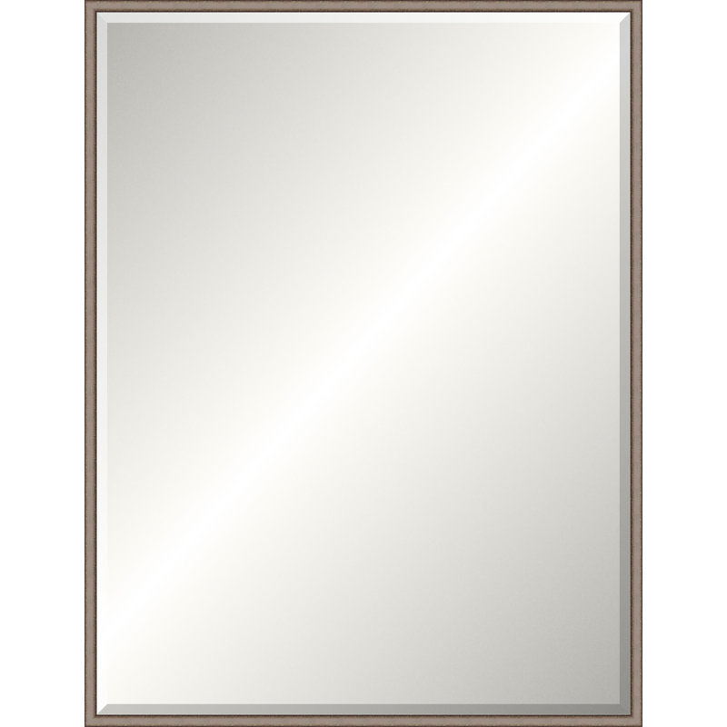 Distressed Silver Legacy Mirror, Medium rectangle