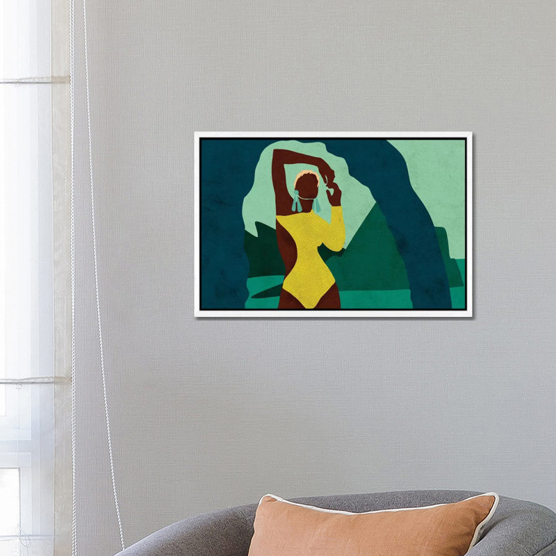 Citronella Horizontal by Reyna Noriega - Print on Canvas, 101.6 cm H x 66.04 cm W, White Framed