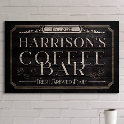 Robusta Custom Coffee Bar Decor Sign - Coffee Wall Décor