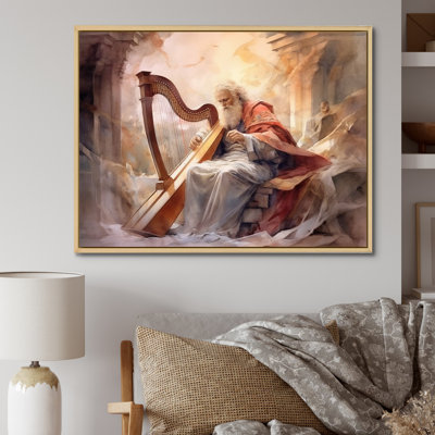 «Watercolor David Psalm» sur toile