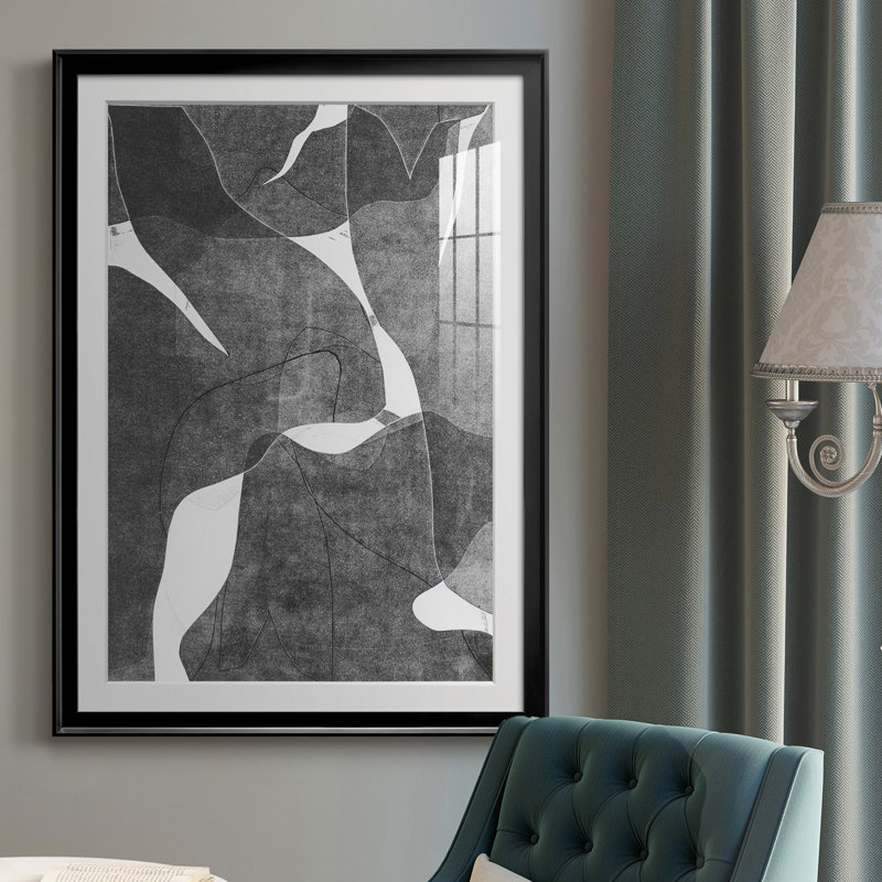 Night Bloom III - imprimé, Papier avec cadre noir, H 24,5 po x l 18,5 po x P 1 po, Oui