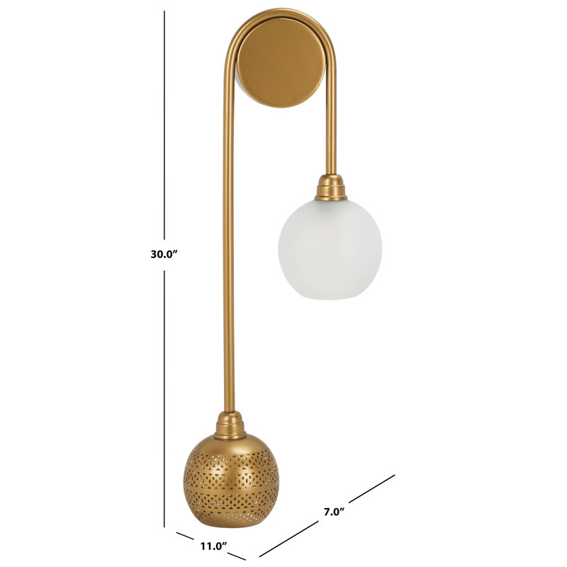 Favets Iron Flush Mounted Sconce