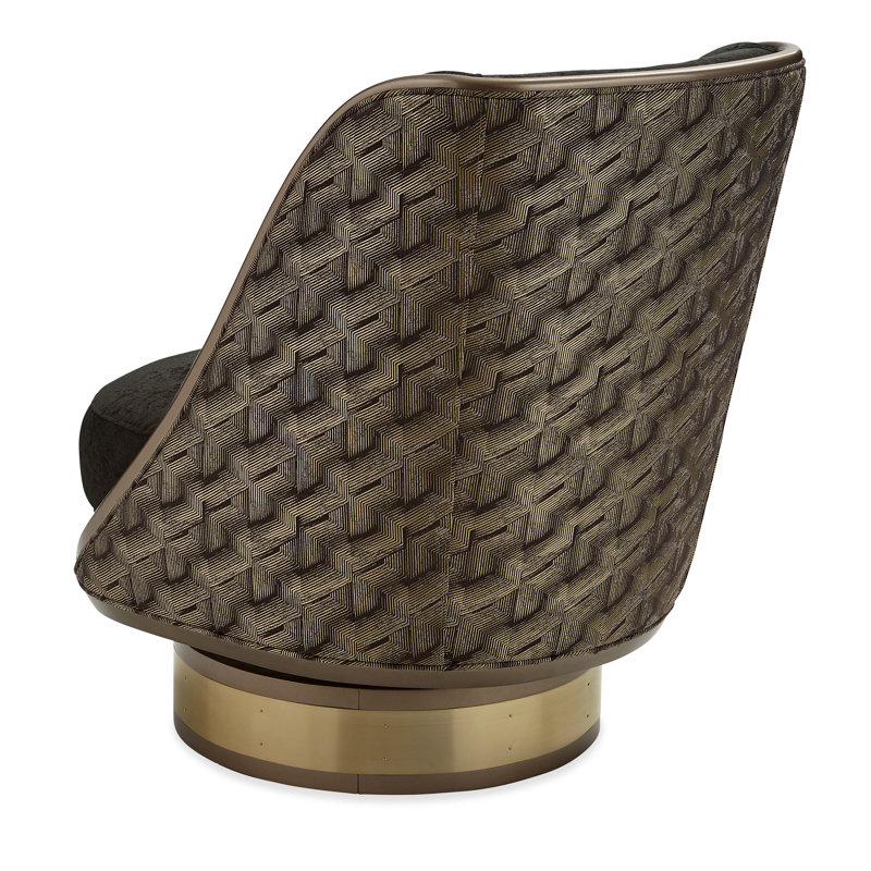 Caracole Upholstery Swivel Chair
