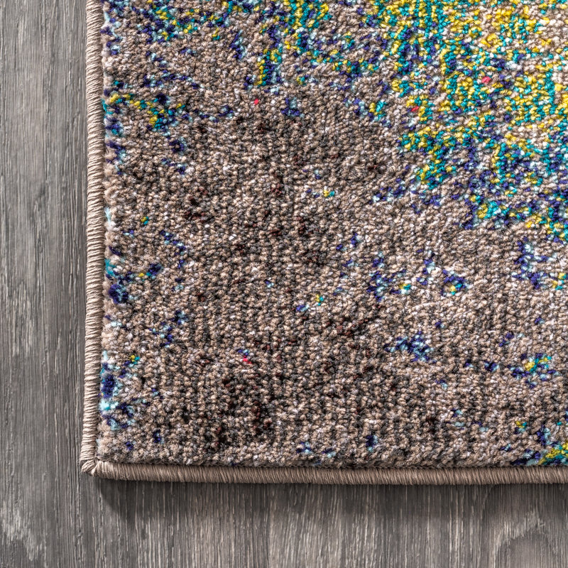 Trueman Abstract Area Rug, Rectangle 160 x 231cm
