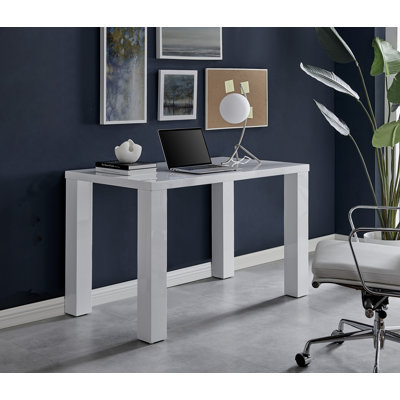Eubanks High Gloss Home Office Desk
