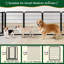 Enclos pour chien en métal