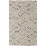 Eulalie Geometric Hand Tufted Ivory Area Rug