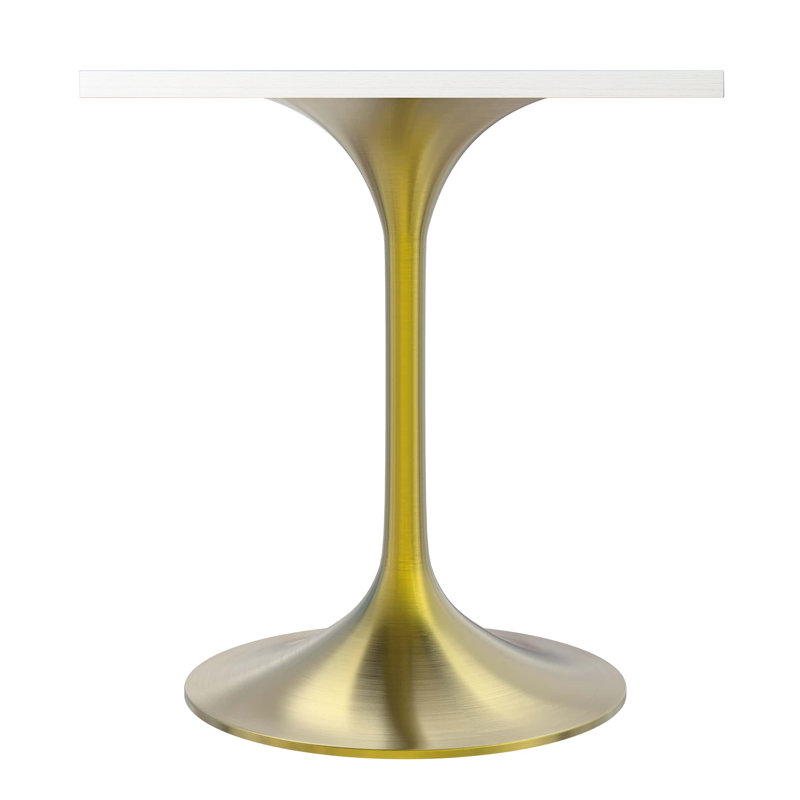 Table de salle à manger Verve, Clair naturel, Doré
