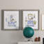 «Sketchy Bath I», ensemble de 2 peintures sur toile encadrées-1067295347-1067295350