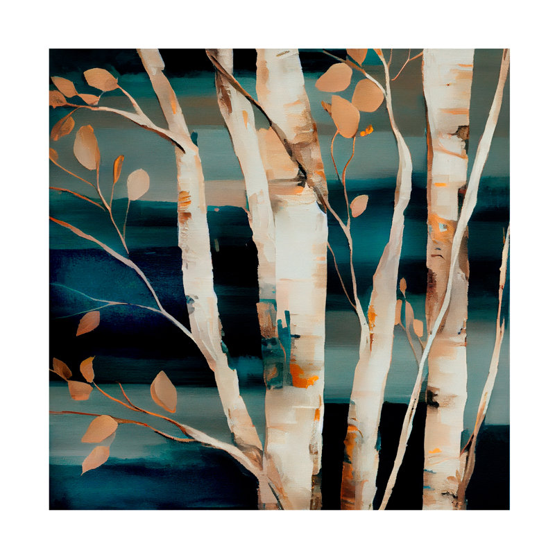 Art sur toile «Sasha Forest Intuition I», H 35 po x l 35 po