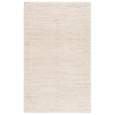 Cape Cod Hand Loomed Cotton;Jute/Sisal Solid Color Rug
