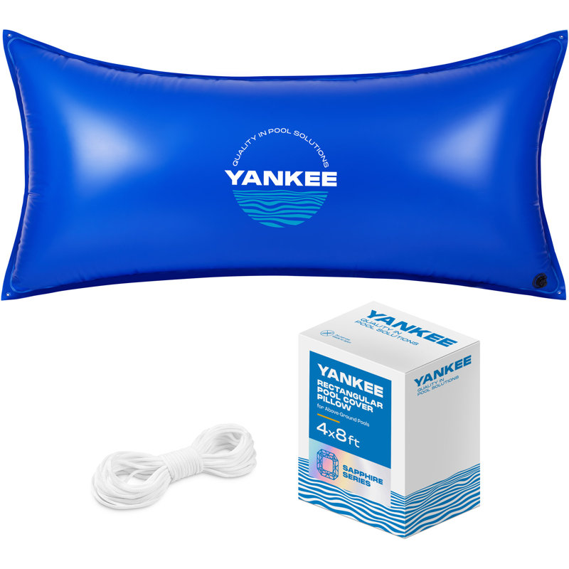 Coussins de piscine Yankee pour piscines hors terre, coussins de piscine pour la fermeture de l'hiver, PVC très durable de 0,4 mm (calibre 27), coussin de piscine pour l'hiver