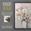 FLORAL Series CCDXL - Impression encadrée de qualité supérieure - Prêt à accrocher - Aucun clou requis-555600000-555600001