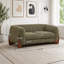 Causeuse Boucle en velours vert olive-905515767