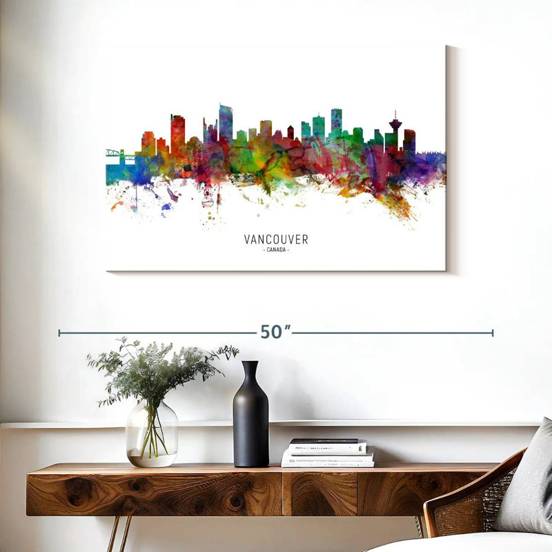 Nicci Vancouver Canada Skyline I, H 26 po x l 39 po