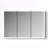 LED Lighted Medicine Cabinet With Mirror
