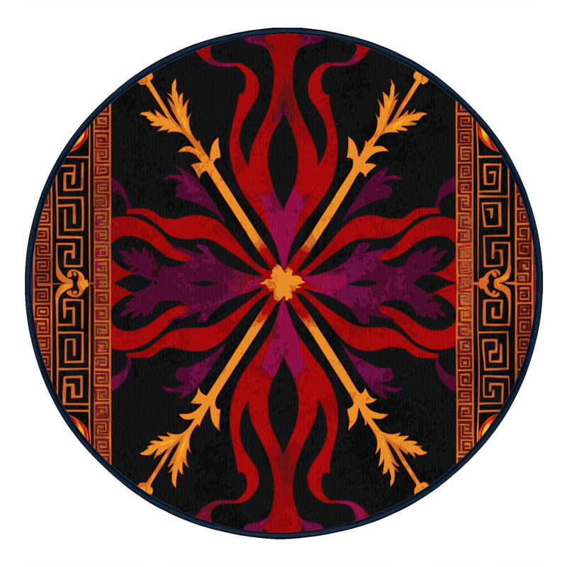 Enchanted Wreath Rug, Round 7'