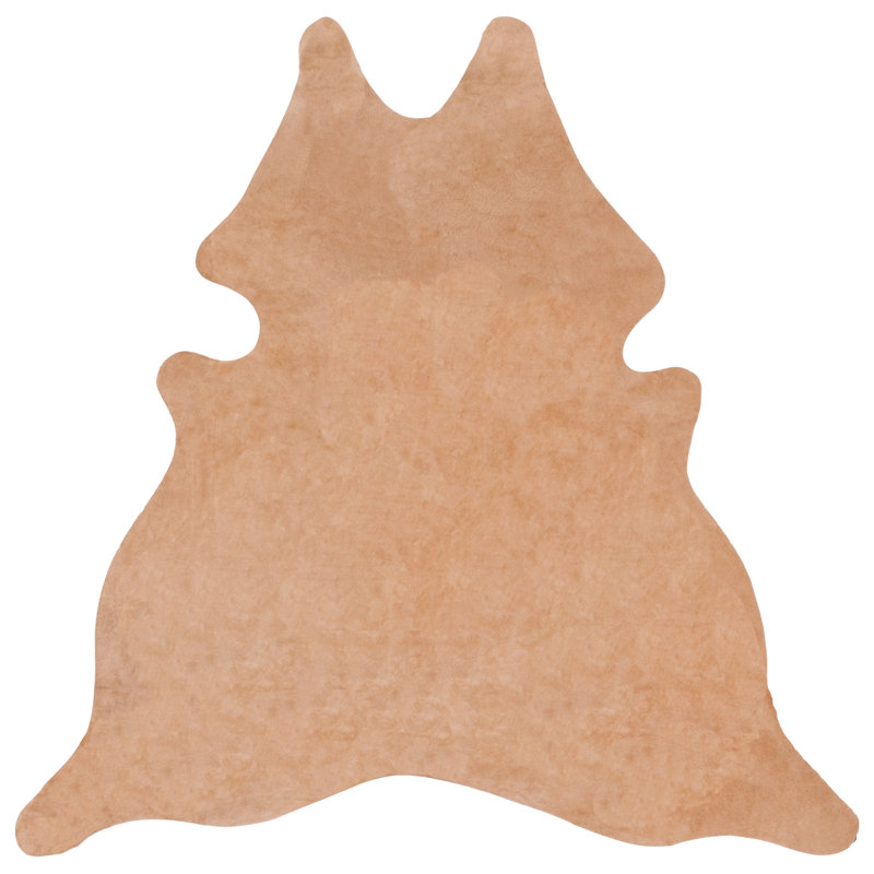 Tapis beige clair fait à la main