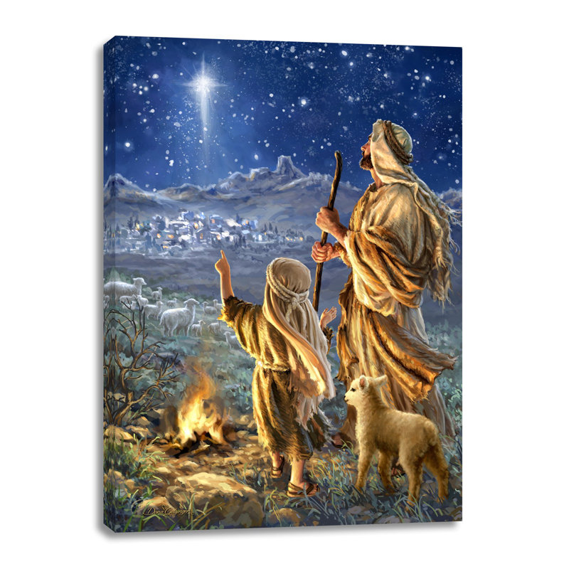 «Shepherds Keeping Watch», art mural, H 14 po x l 10 po x P 1 po