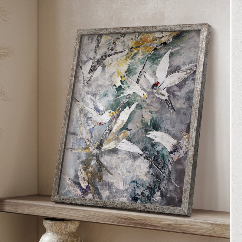 ANIMALS Series XXXI, reproduction encadrée - bois massif, H 15 po x l 12 po