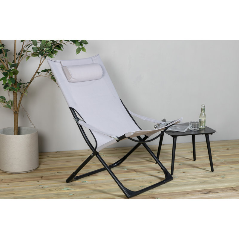 Navona Folding Zero Gravity Chair, Grey