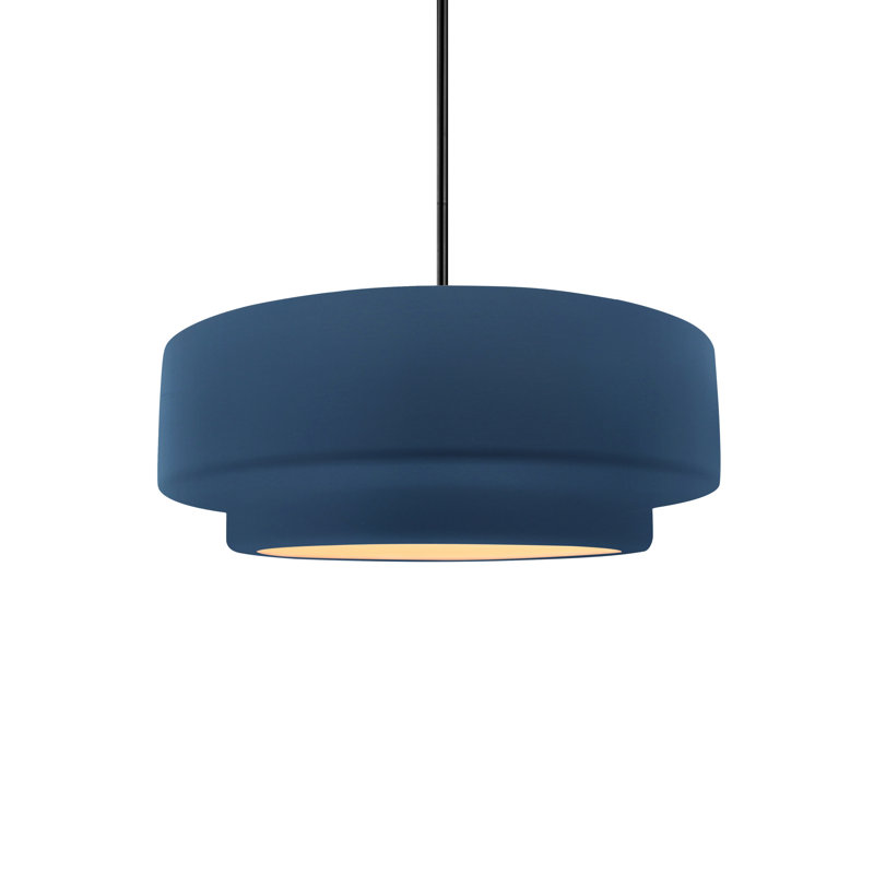 Meydan 1 - Light Single Drop Pendant, Matte Black, Midnight Sky/Matte White, Incandescent