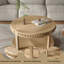 Table basse ronde en bois, table circulaire pour le salon-1356028210