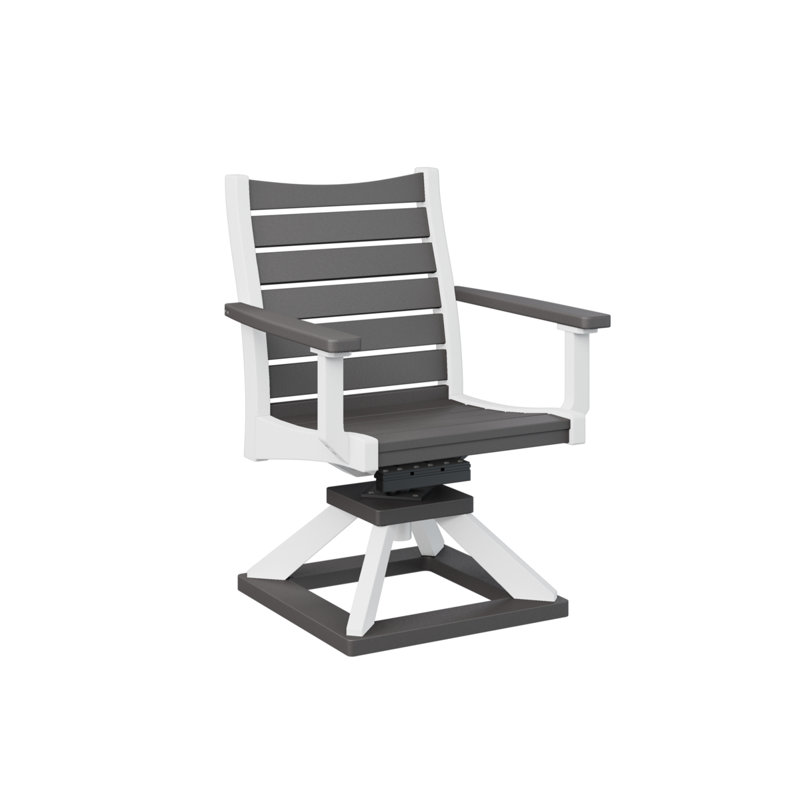  Chaise berçante pivotante Bristol, Gris fumée