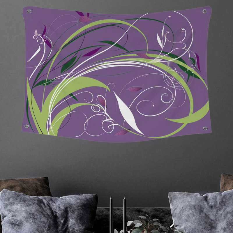 Tapisserie en microfibre, H 88 po x l 104 po