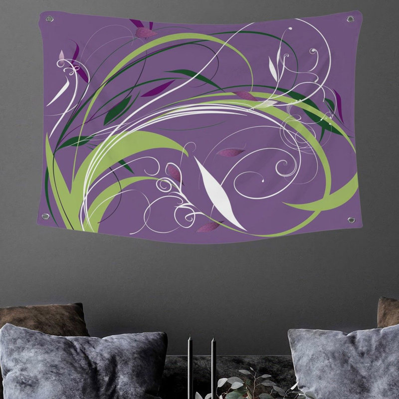 Tapisserie en microfibre, H 50 po x l 60 po