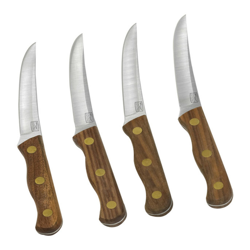 Chicago Cutlery Tradition 4 Piece High Carbon Stainless Steel Steak Knife Set