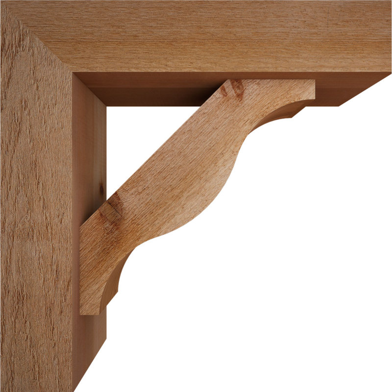 Support Funston Block avec support décalé, 22 X 22, Cèdre rouge occidental de l 6 po (scié brut)