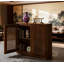 Buffet Mid-Century cannelé avec 2 trous de sortie