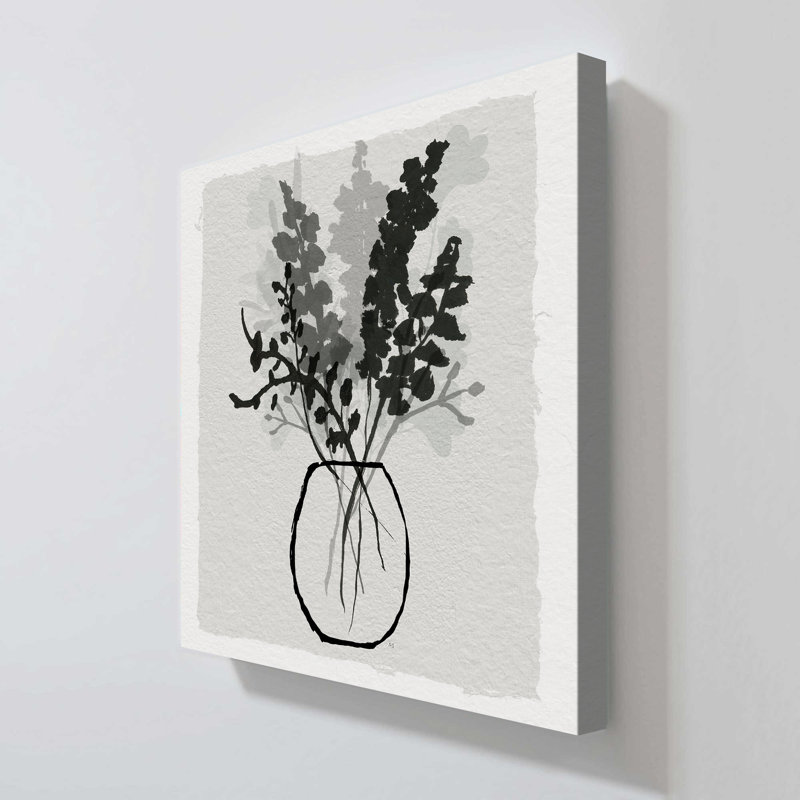 "Garden Arrangement I" par Susan Jill, reproduction sur toile, H 18 po x l 18 po x P 1 po
