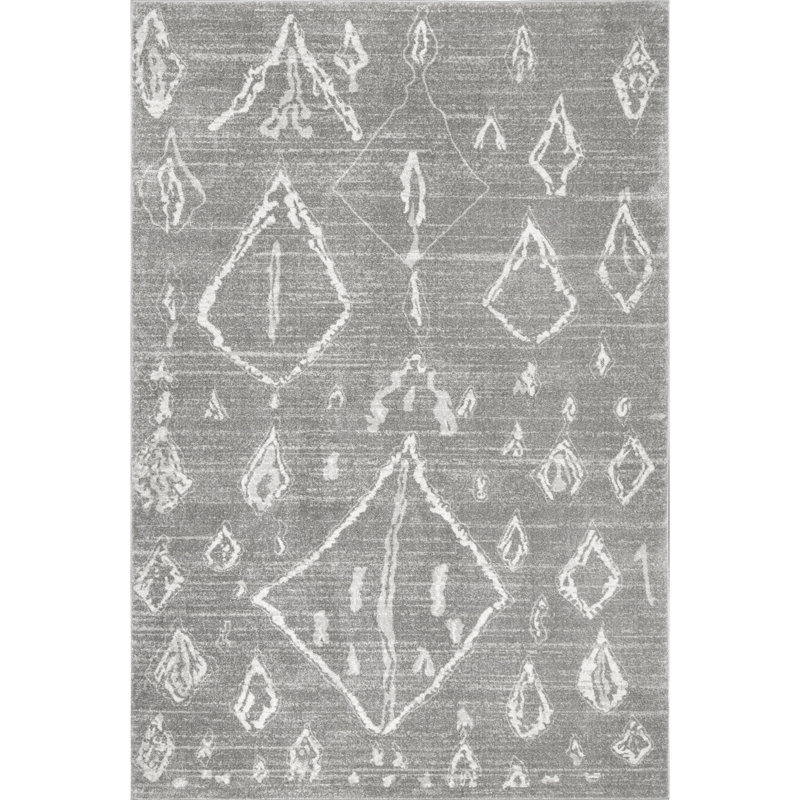 Tapis gris Guerrero, Rectangle 5 pi x 7 pi 5 po