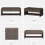 Table basse Choat 48 po avec tiroir en rotin Cevat-378816775