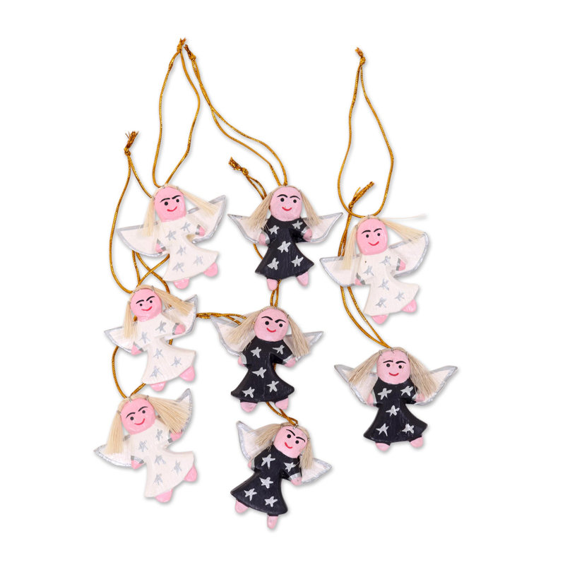 Ensemble de 8 figurines décoratives ange