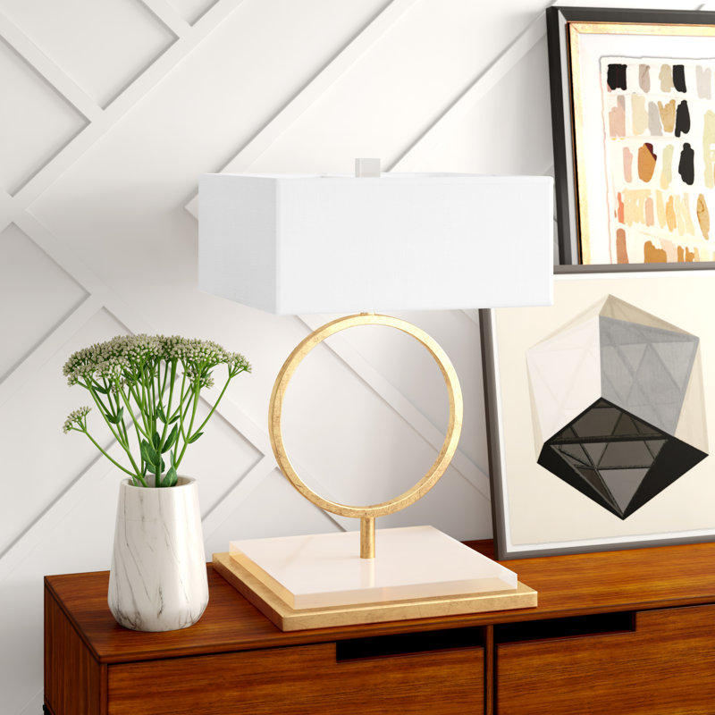 Lampe de table en or 29 po Appollonia